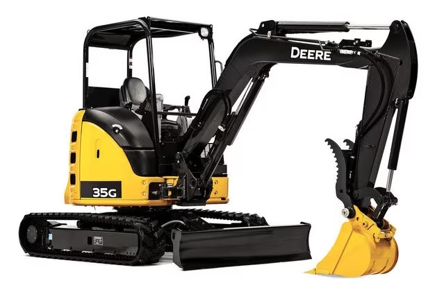 John Deere 35G Excavator for rent in Lewisburg, Chapel Hill, and Shelbyville